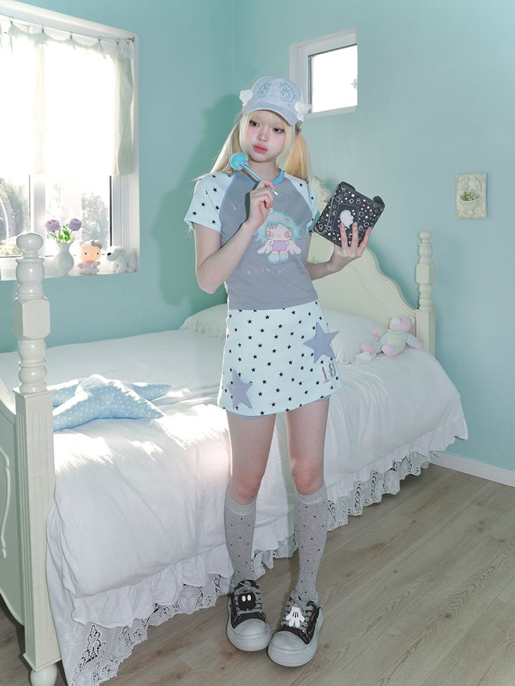 Fake Two Piece Skirt Pants【s0000012199】