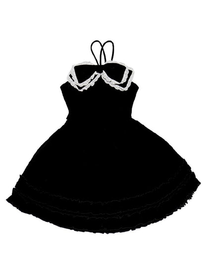 Velvet Bow Dress【s0000011339】