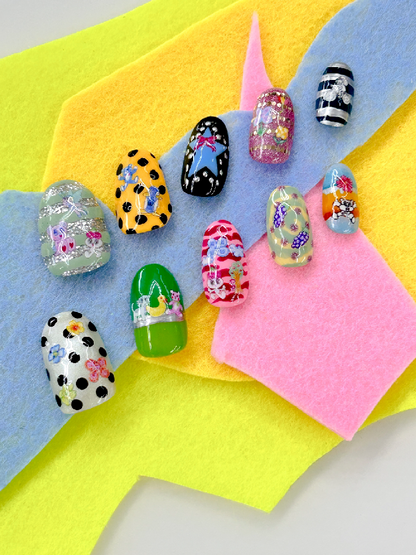 Millennium Flower Y2K Nail Art Sticker【s0000018366】