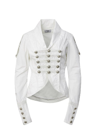 Washed Cotton Napoleon Jacket【s0000015909】