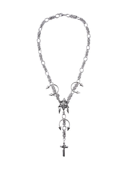 Forbidden Thorn Goth Heavy Necklace【s0000018984】