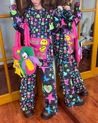 Dopamine Plush Wide-Leg Pants【s0000014633】