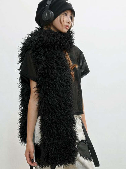 Imitation Sheep Wool Warm Scarf【s0000014833】