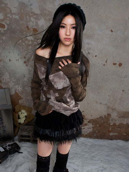 Hairy Cake Short Skirt [S0000010499]