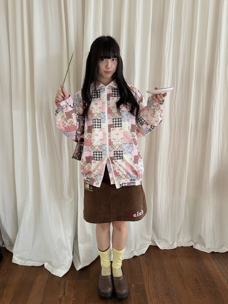 Patchwork Printed Loose Versatile Jacket【s0000019084】