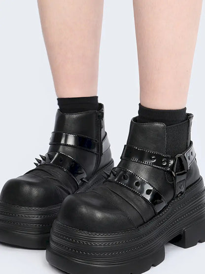 Chunky Sole Short Boots【s0000014185】