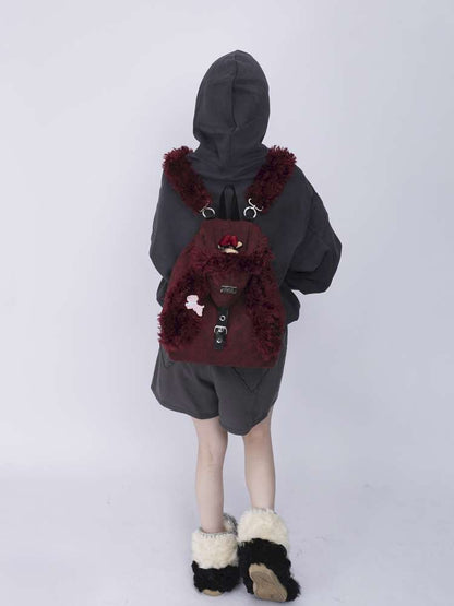 Rabbit Ears Cute Fur Crossbody School Bag【s0000014620】
