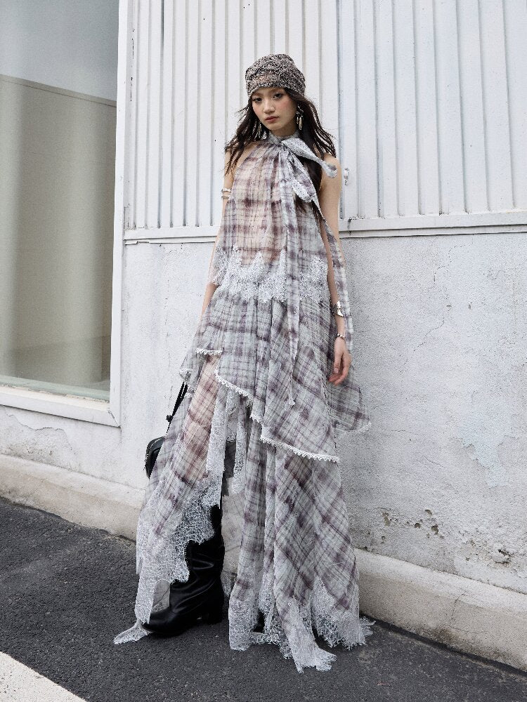 Romantic Irregular Lace Patchwork Dress【s0000016862】