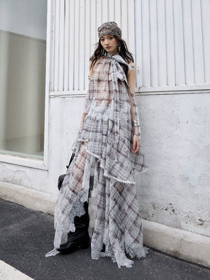 Romantic Irregular Lace Patchwork Dress【s0000016862】