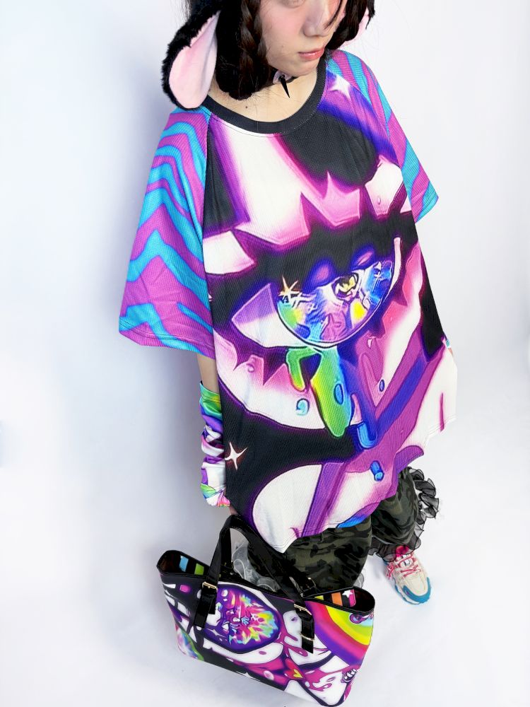 Cartoon Print Short Sleeve T-Shirt【s0000013732】