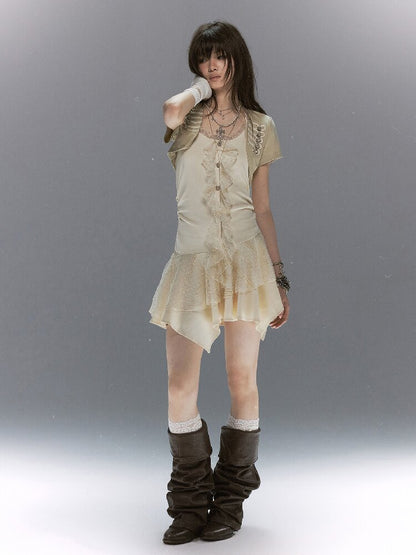 Knight of the Castle Lace Dress【s0000017048】