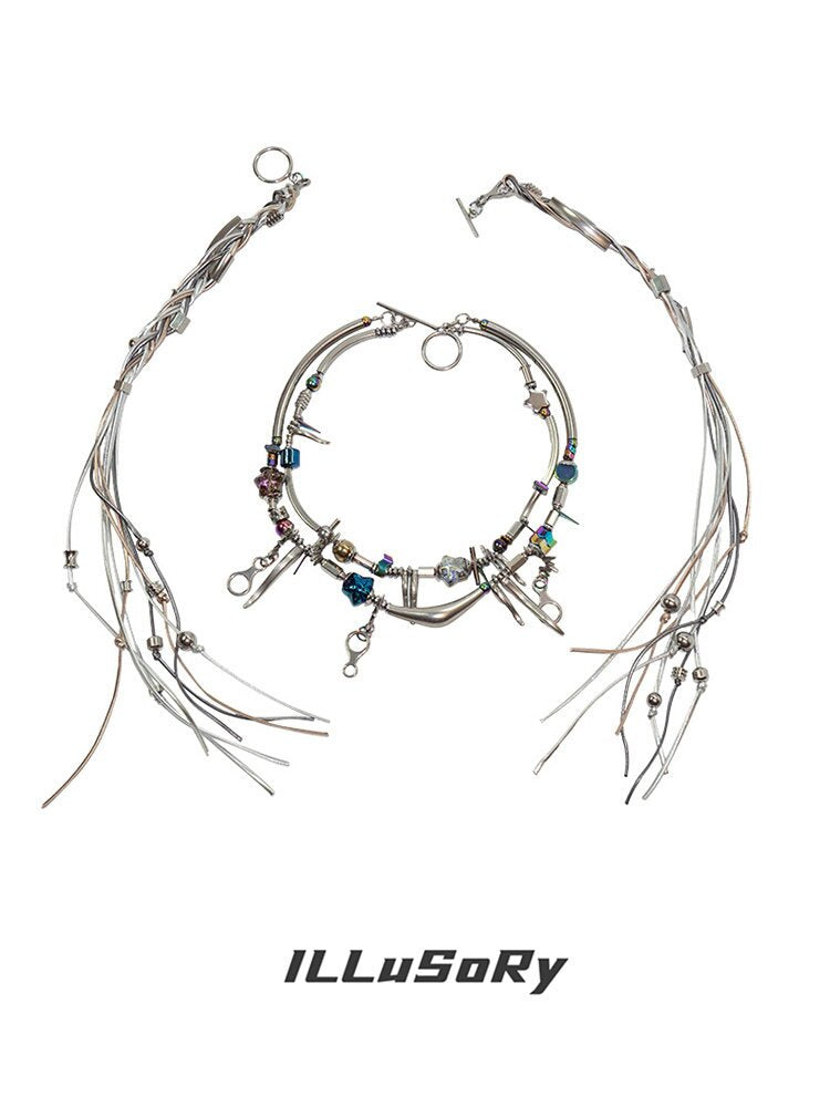 Futuristic Choker Clavicle Chain【s0000018882】