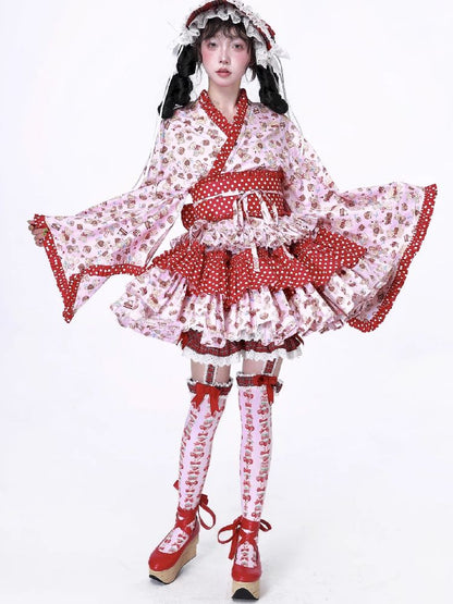 Vintage Girl Half-body Skirt【s0000012187】