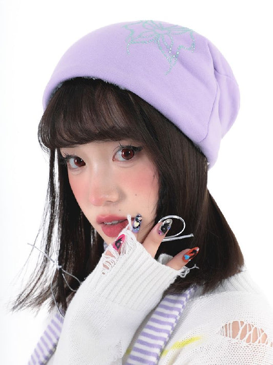 Rhinestone Plush Stacked Hat【s0000005716】