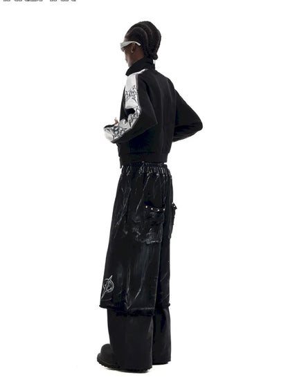 Relaxed Streetwear Y2K Layered Sweatpants【s0000014014】