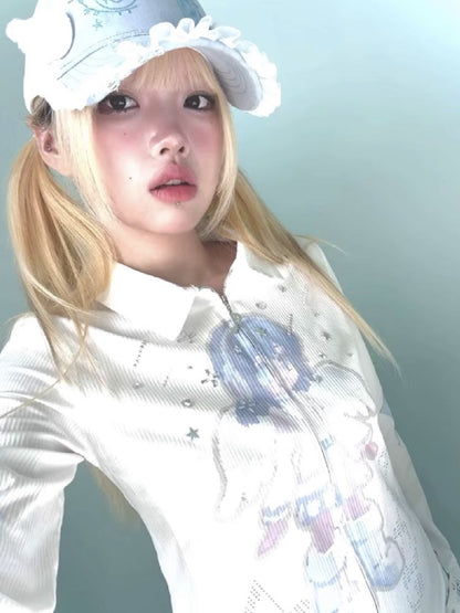 Vertical Stripe Long Sleeve Shirt【s0000012201】