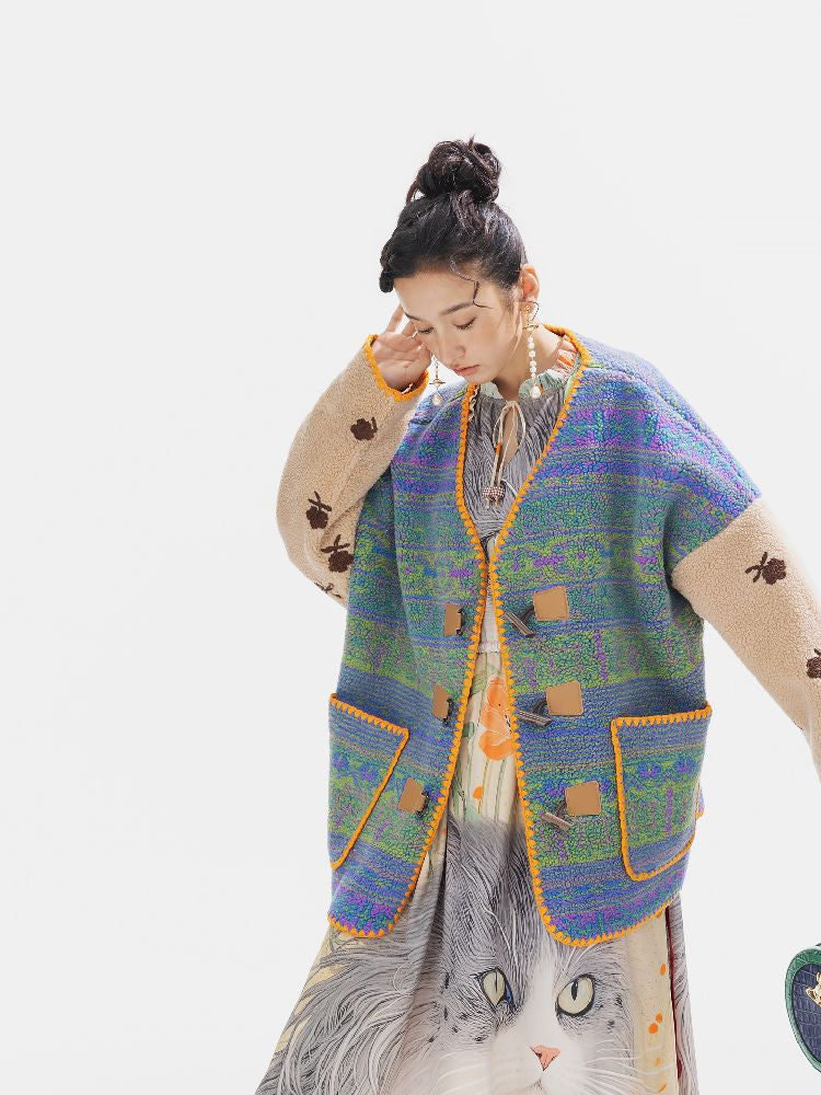 Shell Embroidered Loose Jacket【s0000011313】