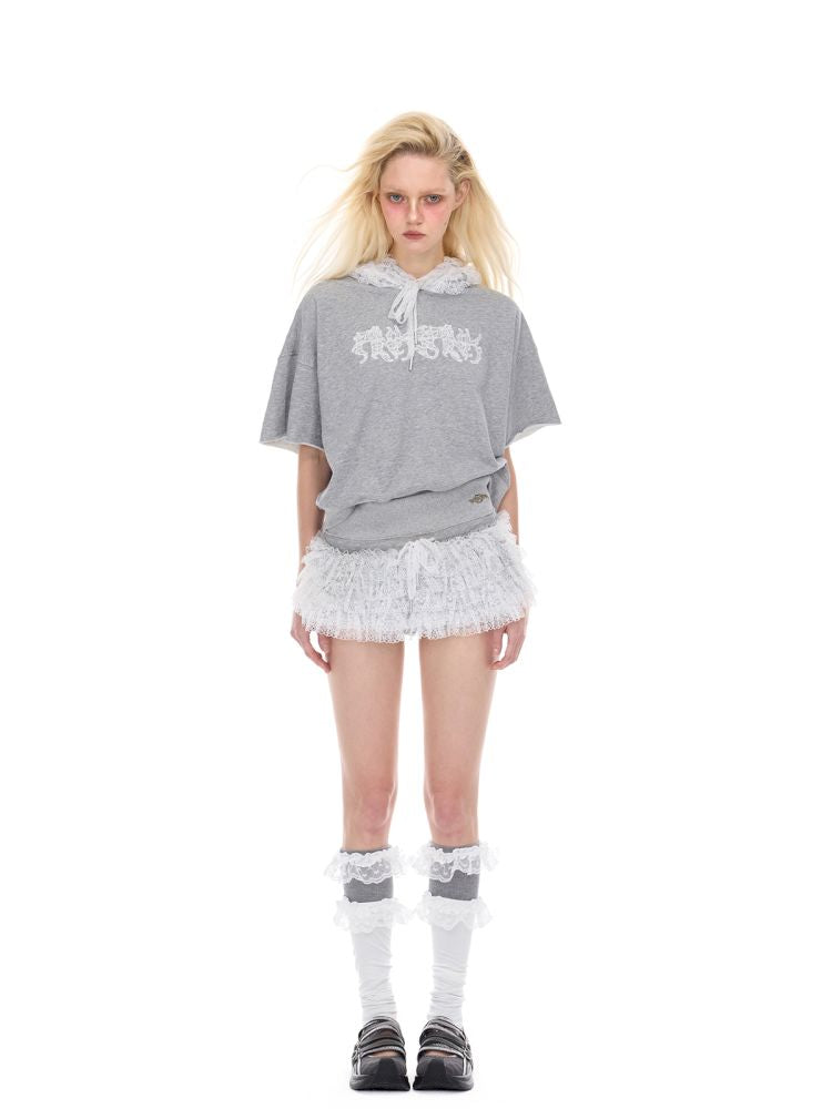 Punk ballet mini skirt【s0000012976】