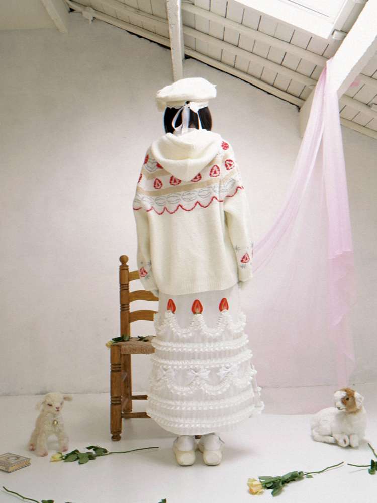 Mohair Knit Cardigan Jacket【s0000014533】