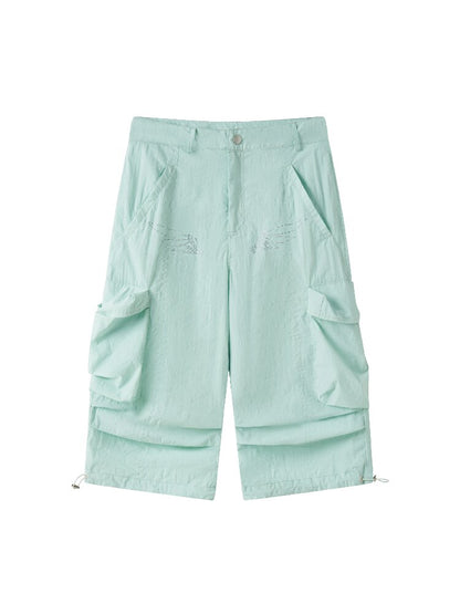 Mint Green Rhinestone Casual Pants【s0000017636】