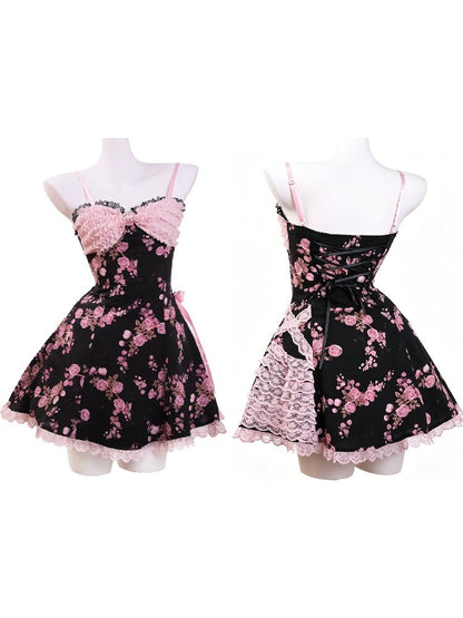 Heart Shaped Diamond Buckle Sundress【s0000017136】