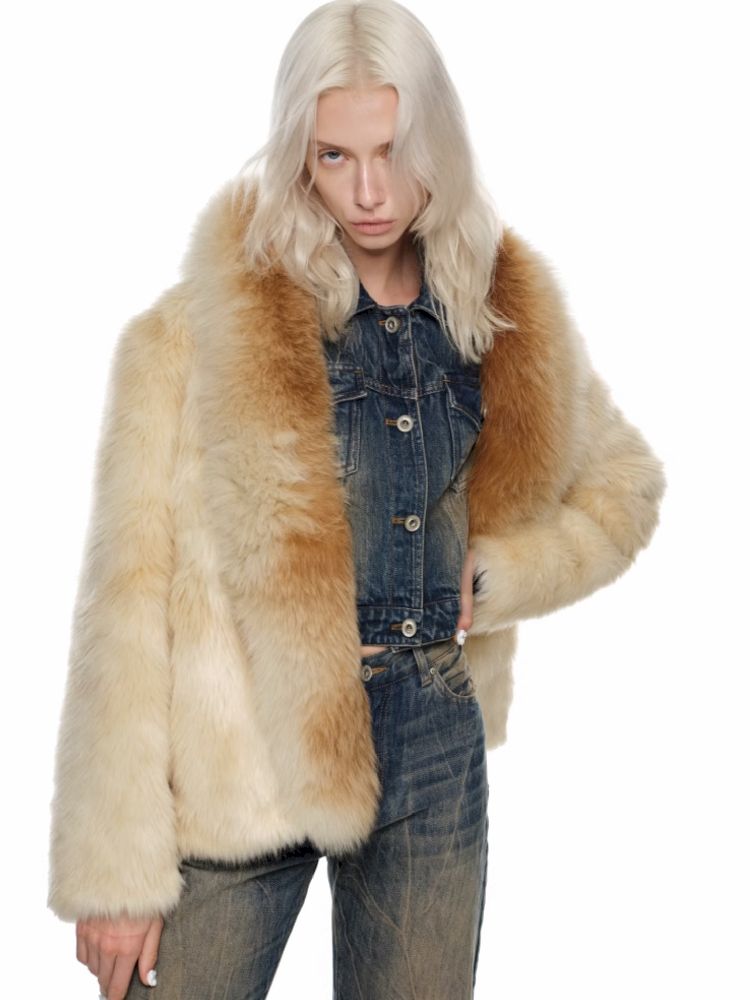 Gradient FOX FUR COAT [S0000010638]