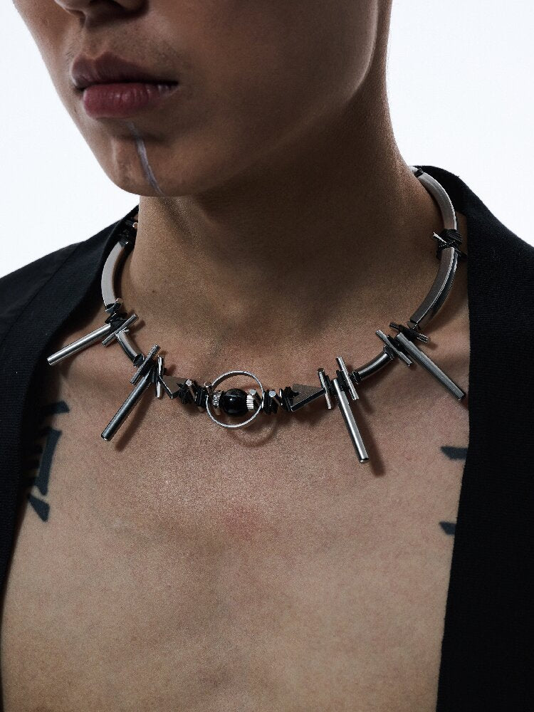 Doomsday Mech Punk Choker Necklace【s0000018822】