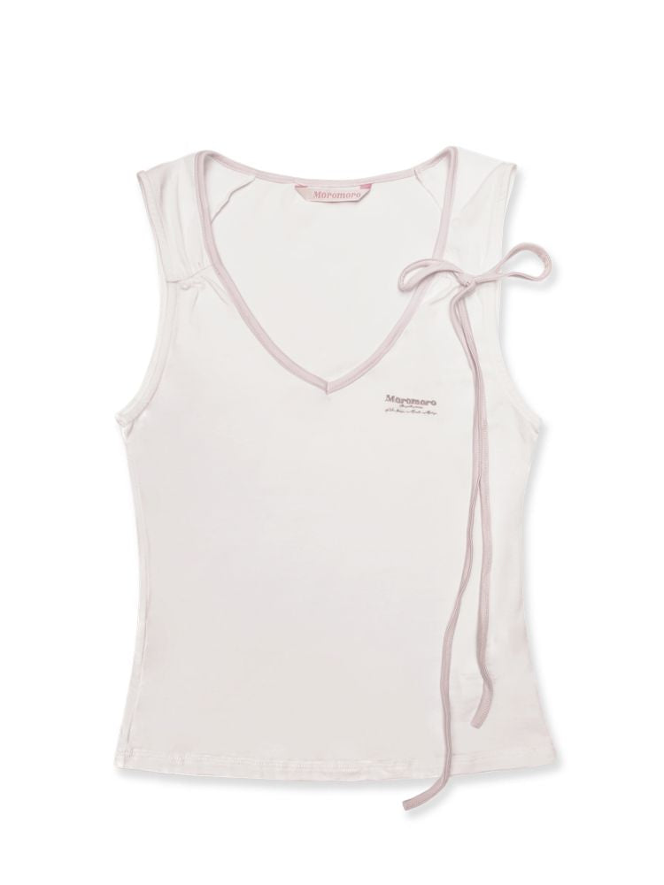 Collision color side sleeveless camisole tank top【s0000013440】
