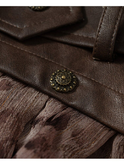 Brushed Sequin Leopard Cake Skirt【s0000017981】