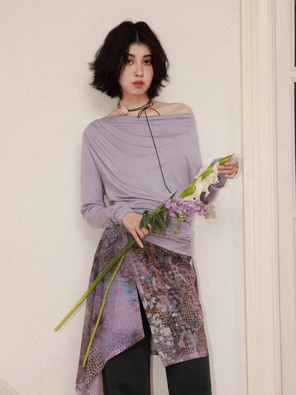 Twilight Printed Bell Bottoms【s0000015456】