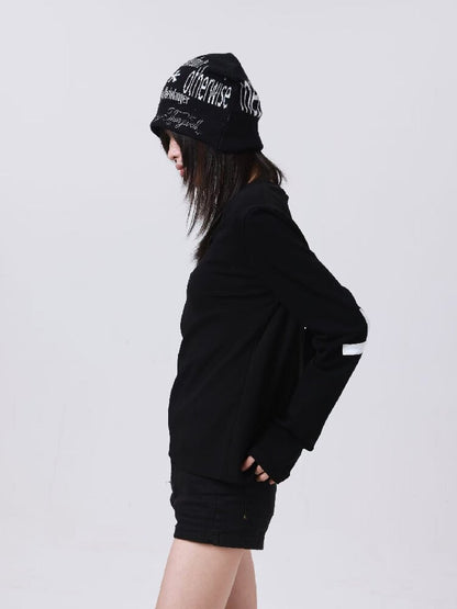 Star Pebble Leather Jacquard Hat【s0000018187】