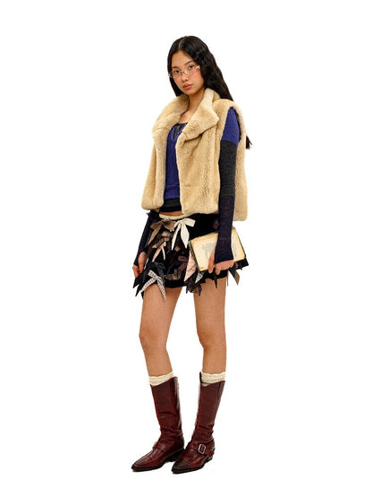 Irregular Multi Bow Pleated Skirt【s0000016099】