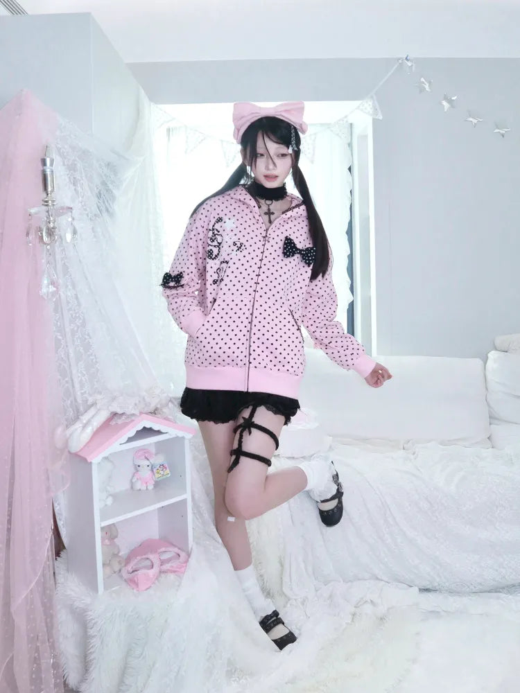 Lightweight Fleece Hoodie with Bunny Ears【s0000013970】