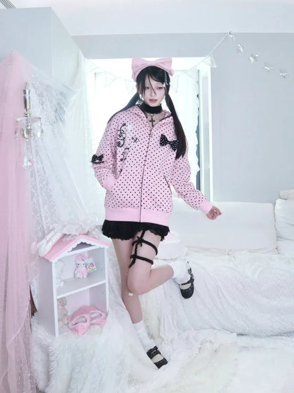 Lightweight Fleece Hoodie with Bunny Ears【s0000013970】