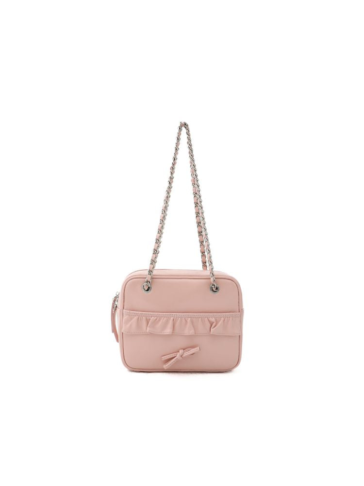 Lace Bow Crossbody Square Bag【s0000012522】
