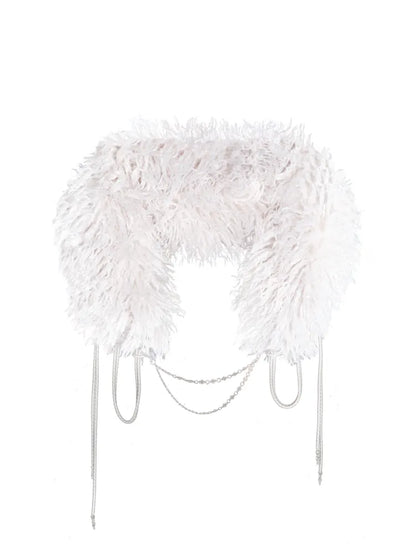 Detachable Fur Collar and Belt【s0000014128】