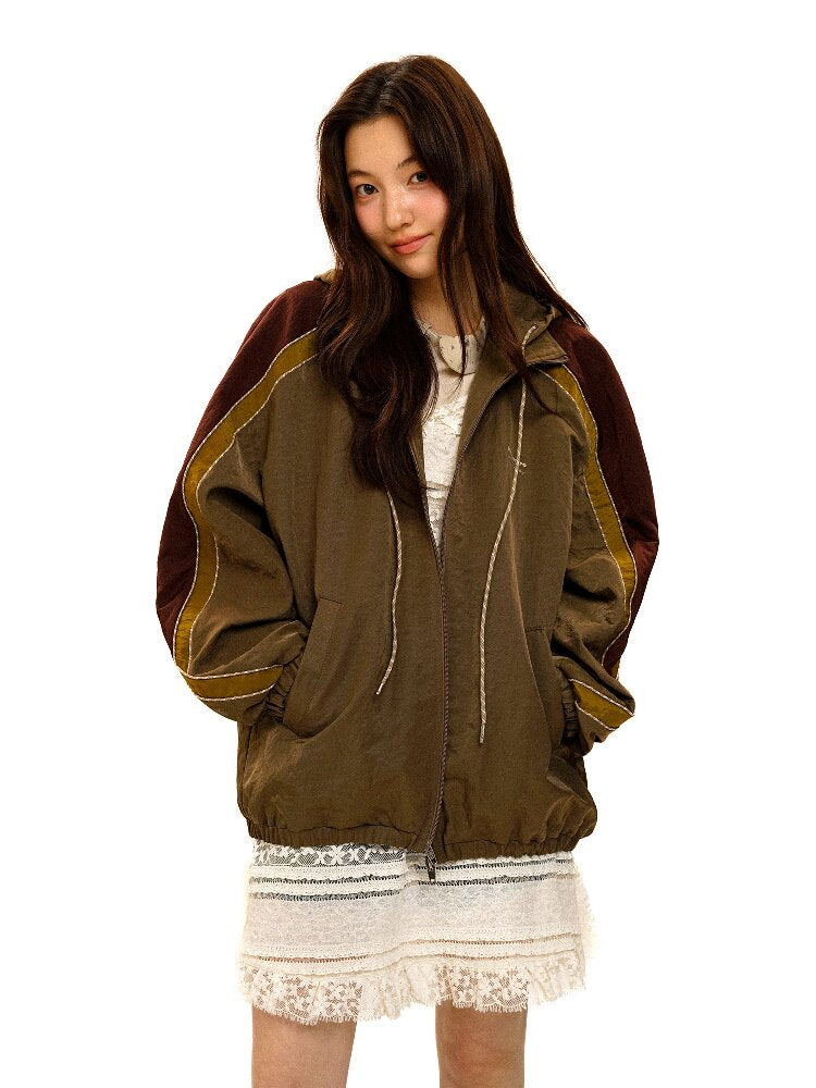 Color Block Sports Jacket Set【s0000017927】