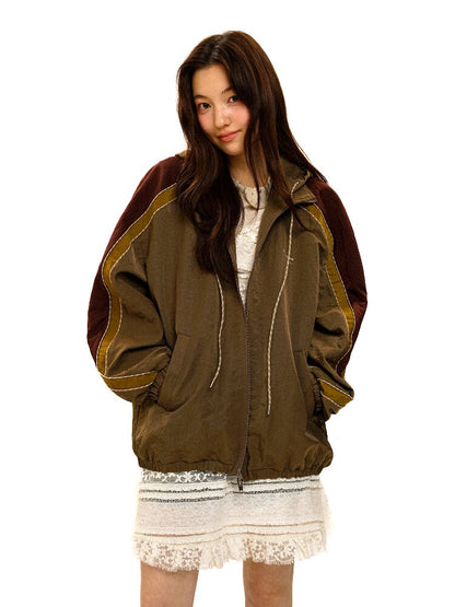 Color Block Sports Jacket Set【s0000017927】