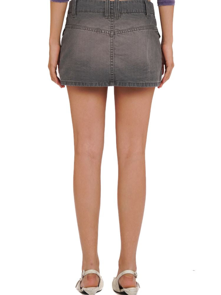 Pockets lined spliced plaid work skirt【s0000013427】