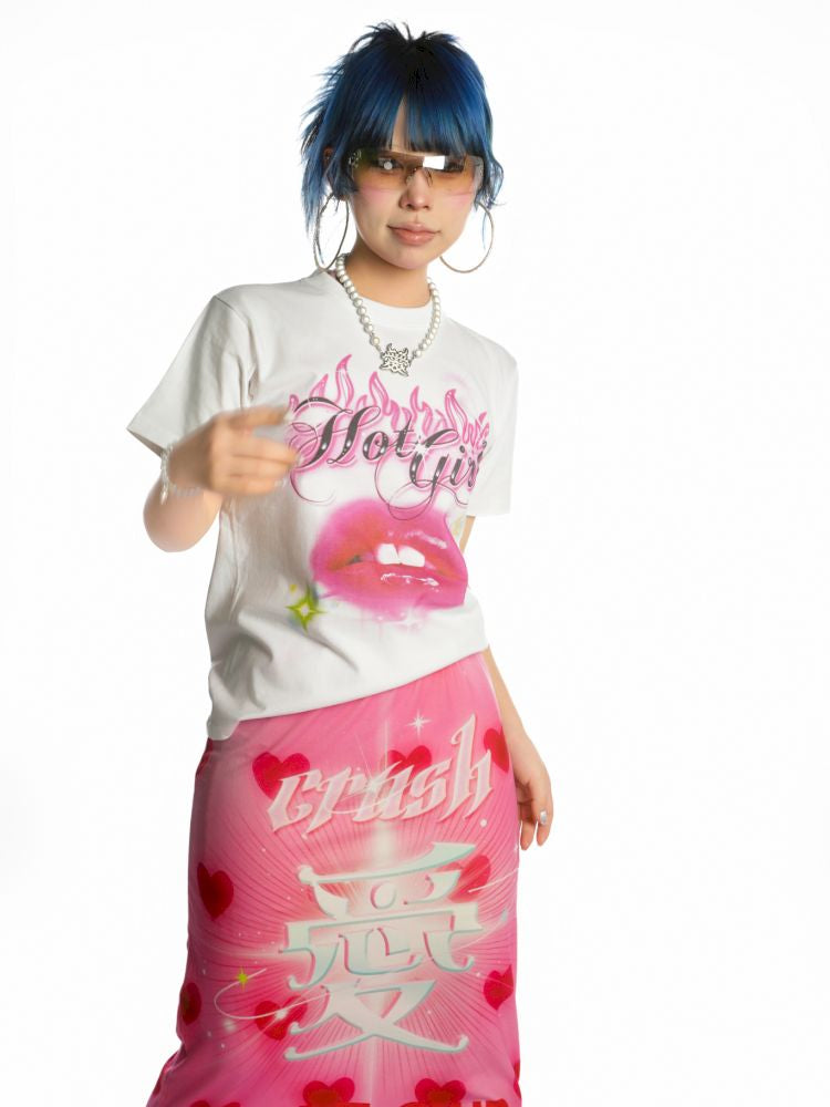Slim fit regular shoulder T-shirt【s0000013169】