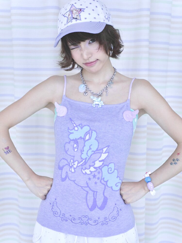 Silver Wire Slim Wings Camisole【s0000016665】