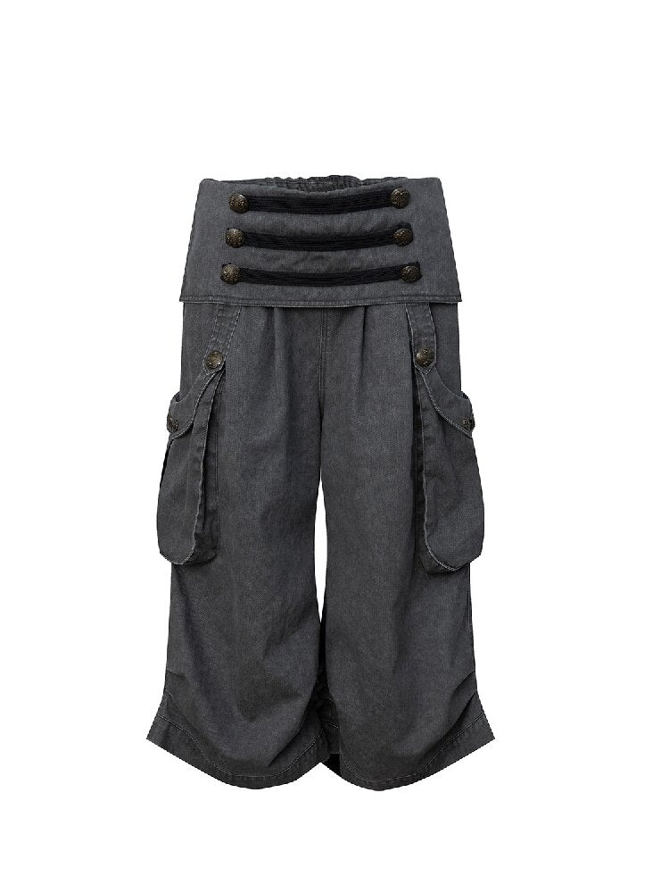 Vintage Low Rise Cargo Cropped Pants【s0000015906】