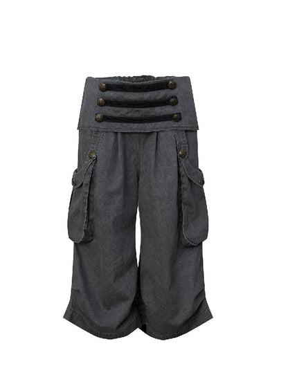 Vintage Low Rise Cargo Cropped Pants【s0000015906】