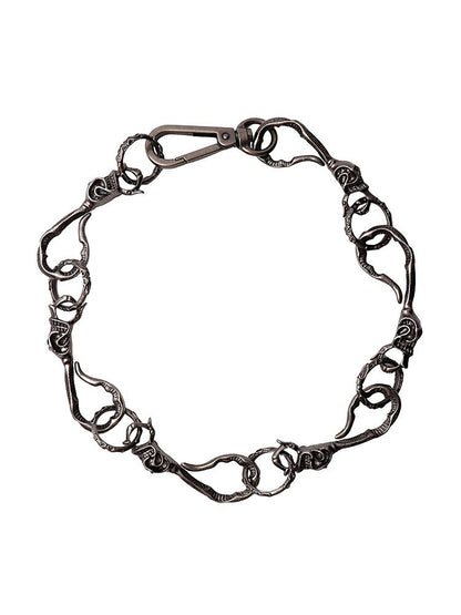Retro Skull Lock Heavy Punk Chain【s0000018969】