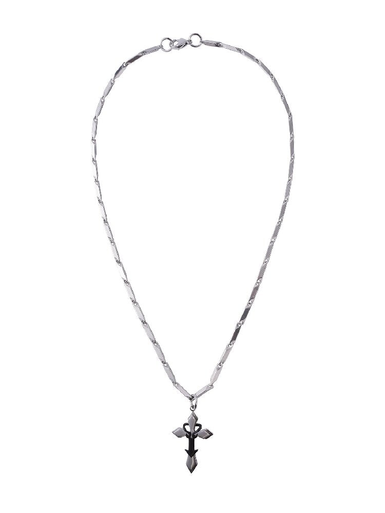 Versatile Cross Titanium Necklace【s0000018986】