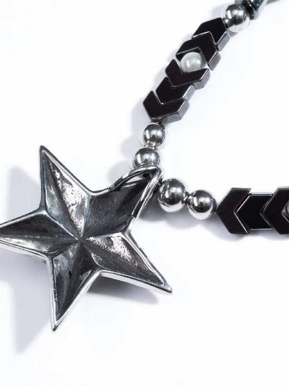 Handmade Beaded Punk Style Necklace【s0000018811】