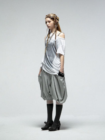 Knot Shape Short Sleeve T-shirt【s0000012212】