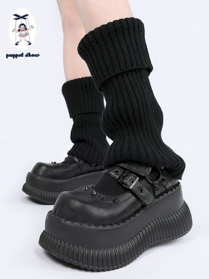 Mary Jane height increase small leather shoes【s0000013357】