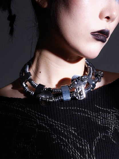 Nihilistic Mad Max Choker Necklace【s0000018839】