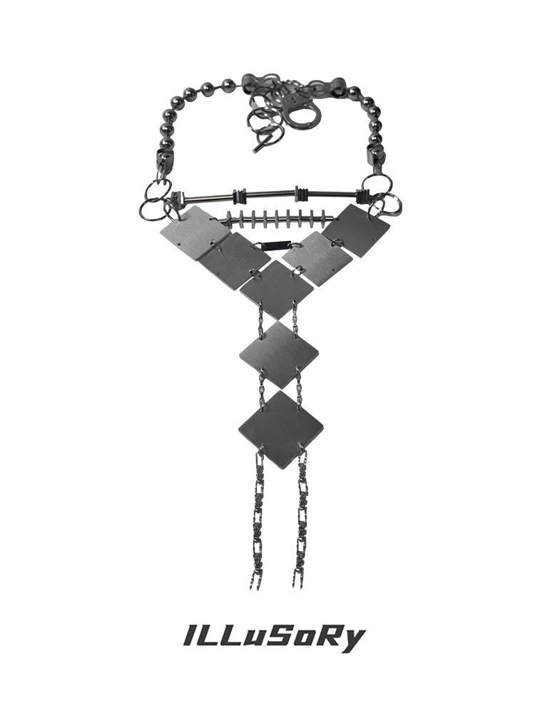 RoboCop Punk Trendy Body Chain Tie【s0000018826】
